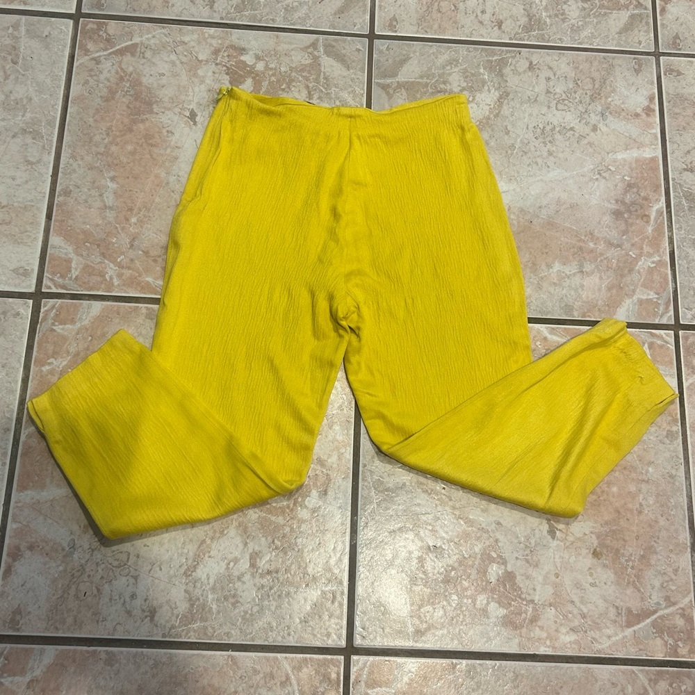 vintage 60s high waisted retro vibrant capris pedal pusher trousers pants
